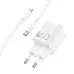 Сетевое зарядное устройство  C149A 1PD+1USB 30W + Type-C to Type-C White, Белый
