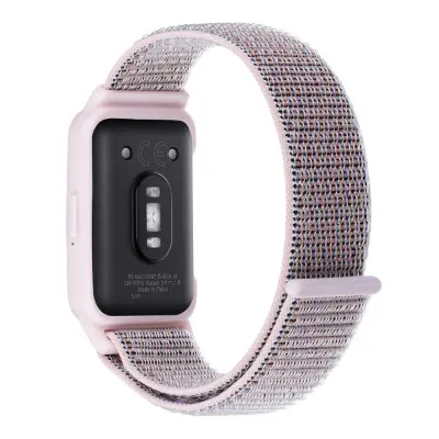 Ремінець Samsung Galaxy Fit 3 Нейлон Рожевий пісок