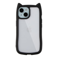 Чохол накладка Cat Ears iPhone 15 Чорна