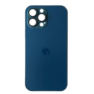 Чехол накладка Sapphire Matte iPhone 15 Pro Max Синя(Navy) MagSafe
