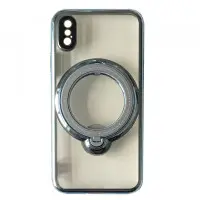 Чохол накладка Shining Holder MagSafe iPhone X Синя