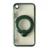 Чохол накладка Shining Holder MagSafe iPhone XR Зелена