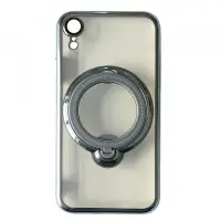 Чехол накладка Shining Holder MagSafe iPhone XR Синяя