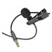 Мікрофон петличний Borofone BFK11 Black, Чорний