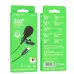 Мікрофон петличний Borofone BFK11 Lightning Black, Чорний Мікрофон петличний Borofone BFK11 Lightning Black, Чорний