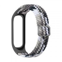 Ремешок Plaited Mi Band 5/6 Разноцветный/Черный