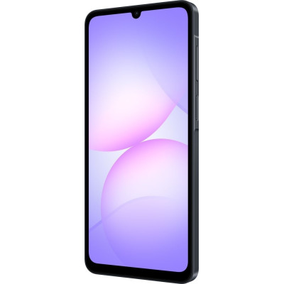 Смартфон Samsung A07 A075 4/128GB Black, чорний