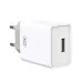 Мережевий зарядний пристрій XO L93 Type-C 1USB 2.4A (12W) White, Білий