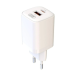 Сетевое зарядное устройство L96 PD+QC3.0 1USB+1USB-C 30W White, Белый