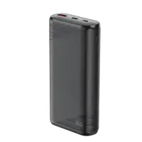 Универсальная мобильная батарея Повербанк XO PR150 20W PD 20000mAh Чёрный