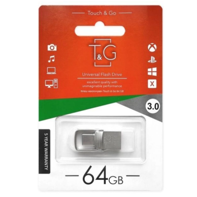 Флеш пам\'ять USB 64Gb T&G 104  Type-C