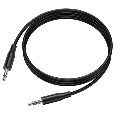 Кабель AUX Borofone BL26 1м Черный Кабель AUX Borofone BL26 1м Черный