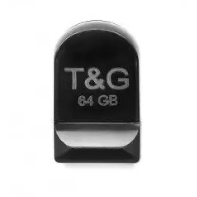 Флеш пам\'ять USB 64Gb T&G Mini 010 Black, Чорний