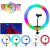 Кільцева лампа для селфі MJ-30 30см RGB