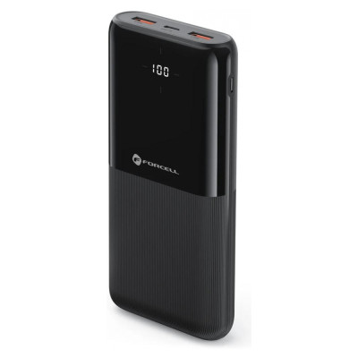 Універсальна мобільна батарея Повербанк Forcell P20k1 20W 20000mAh Чорний