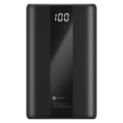 Універсальна мобільна батарея Повербанк Forcell P20k2 22.5W 20000mAh Чорний