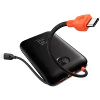 Універсальна мобільна батарея Повербанк VEGER K3 30000mAh 35W Чорний