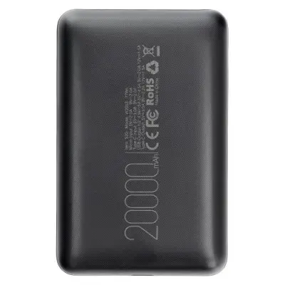 Універсальна мобільна батарея Повербанк VEGER S20 20000mAh 22.5W Чорний Універсальна мобільна батарея Повербанк VEGER S20 20000mAh 22.5W Чорний