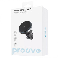 Автодержатель Proove Magict Circle Pro 15W Black, Черный Автодержатель Proove Magict Circle Pro 15W Black, Черный