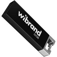 Флеш пам'ять USB 32Gb Wibrand Chameleon USB 2.0 Black, Чорна