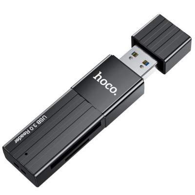 Картридер Hoco HB20 Mindful 2in1 USB 3.0