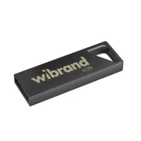 Флеш память USB 4Gb Wibrand Stingray USB 2.0 Серая