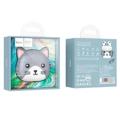 Беспроводные наушники Hoco EW46 Grey Cat, Серый Беспроводные наушники Hoco EW46 Grey Cat, Серый