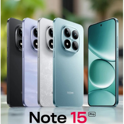Смартфон Xiaomi Redmi Note 15 Pro 12/512 Gb Midnight Black, черный