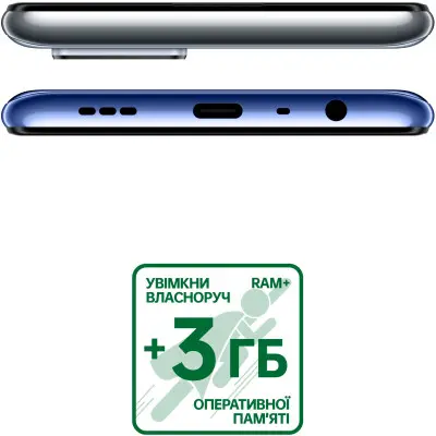 Смартфон OPPO A74 4/128GB Midnight Blue, блакитний Смартфон OPPO A74 4/128GB Midnight Blue, блакитний