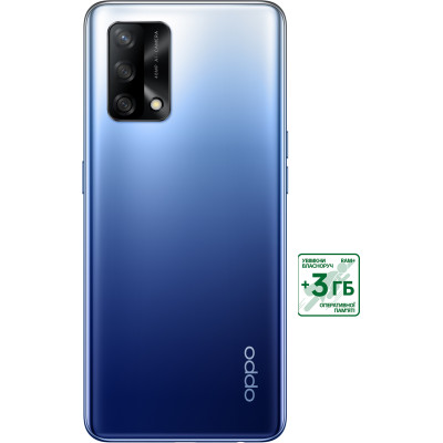 Смартфон OPPO A74 4/128GB Midnight Blue, блакитний