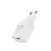 Мережевий зарядний пристрій Borofone USB BA19A Nimble 1A White, Білий