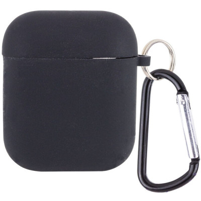 Чохол для AirPods 1/2 Microfiber Чорний