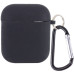 Чохол для AirPods 1/2 Microfiber Чорний