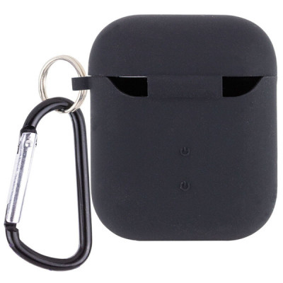 Чохол для AirPods 1/2 Microfiber Чорний