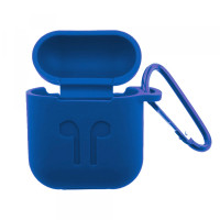 Чохол для навушників AirPods Slim Logo Синя/Blue Cobalt Чохол для навушників AirPods Slim Logo Синя/Blue Cobalt