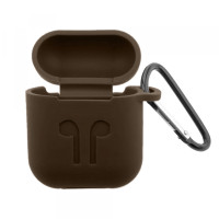 Чохол для AirPods Slim Logo Коричневий Чохол для AirPods Slim Logo Коричневий