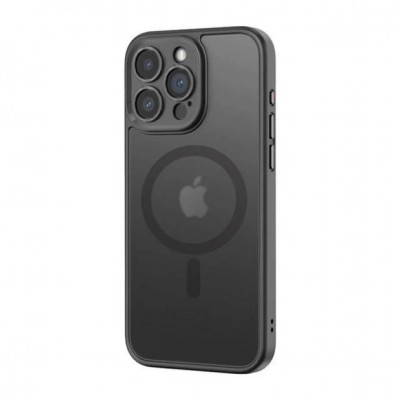 Чехол накладка Rock Guard iPhone MagSafe 16 Черная (Antidrop Lens)