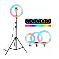 Кольцевая лампа для селфи MJ-36 36см RGB Orig Кольцевая лампа для селфи MJ-36 36см RGB Orig