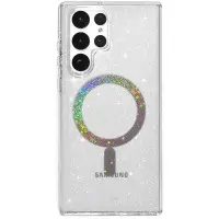 Чехол накладка Eclipse Sparkle (MagFit) Samsung S711 S918 (S23 Ultra)Прозрачная