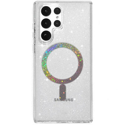 Чехол накладка Eclipse Sparkle (MagFit) Samsung S928 (S24 Ultra) Прозрачная