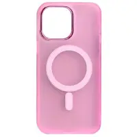 Чехол накладка Lily MagSafe iPhone 15 Pro Max Розовая / Light Pink