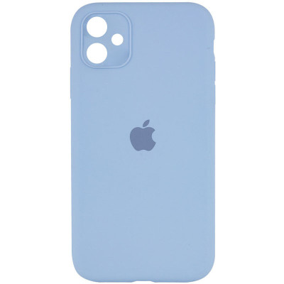Накладка HC iPhone 11 Блакитна /Lilac Blue Square Full
