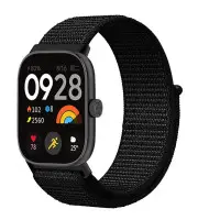 Ремешок Нейлон Xiaomi Smart Band 9 Pro/ 8 Pro/ Redmi Watch 4/ Redmi Watch 5 Черный