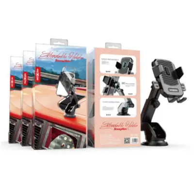 Автотримач Moxom VS27 Black, Чорний