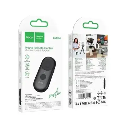 Bluetooth кнопка для монопода Hoco GM204 Черная Bluetooth кнопка для монопода Hoco GM204 Черная