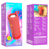 Колонка Bluetooth Borofone BR19 Red, Красный