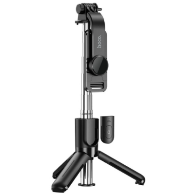 Монопод Bluetooth Tripod Hoco K17 Black, Чёрный