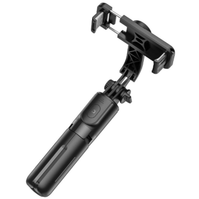 Монопод Bluetooth Tripod Hoco K17 Black, Чёрный