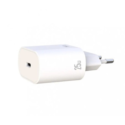 Сетевое зарядное устройство XO L91 1USB-C 25W White, Белый