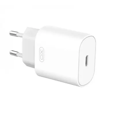 Мережевий зарядний пристрій XO L91 1USB-C 25W White, Біла